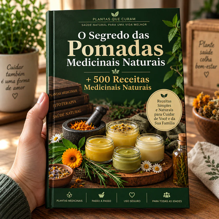 Livro O Segredo das Pomadas Medicinais Naturais