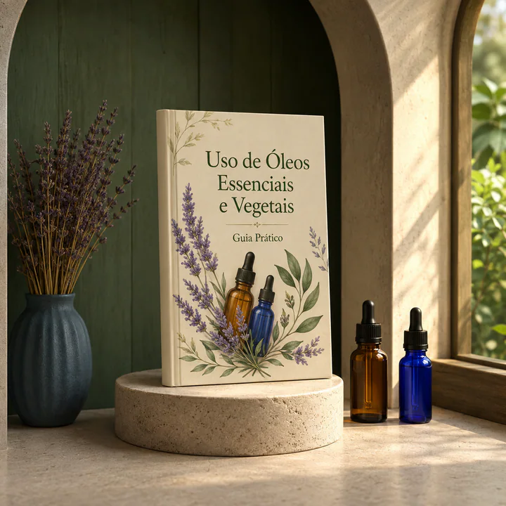 Livro Uso de Óleos Essenciais e Vegetais